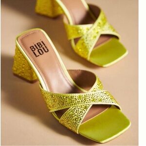 Bibi Lou Shay Crystal Sandal NEW!
